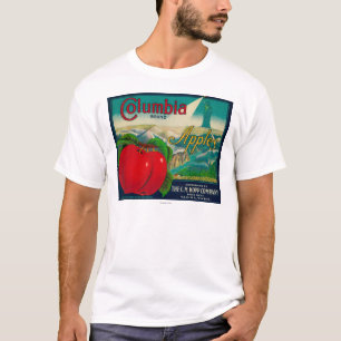 Columbia Apple låda LabelYakima, WA T-shirt