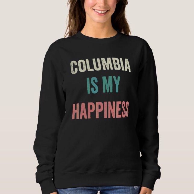 Columbia Är Min Lycka T Shirt (Framsida)