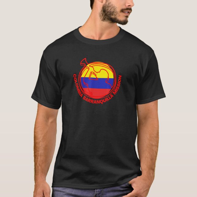 Columbia Barranquilla LDS Uppdrag Proud Mormon Mis T Shirt (Framsida)