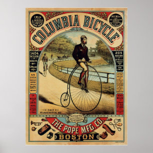 Columbia Bicycle Poster