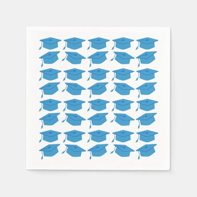 COLUMBIA BLUE STUDENTEN PAPPRA NAPKINER PAPPERSSERVETT (Framsidan)