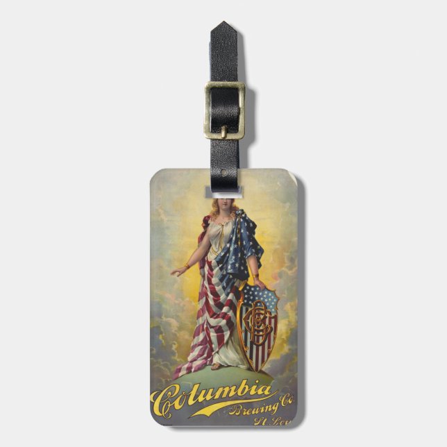 Columbia Brewing Co. Poster Bagagebricka (Vertikal Framsida)