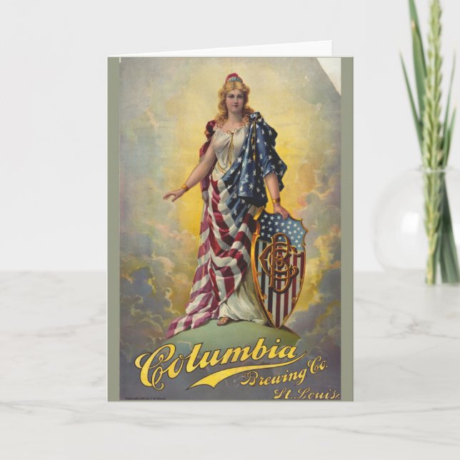 Columbia Brewing Co. Poster Kort (Framsida)