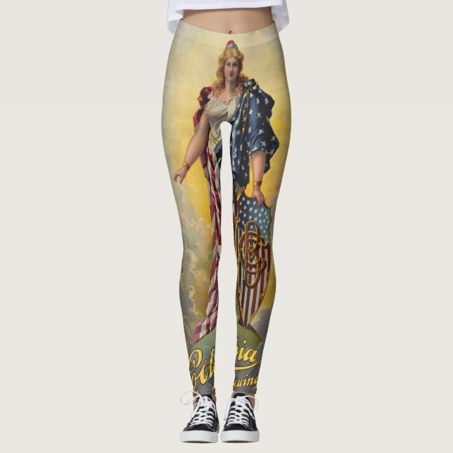 Columbia Brewing Co. Poster Kvinnors ben Leggings (Framsida)