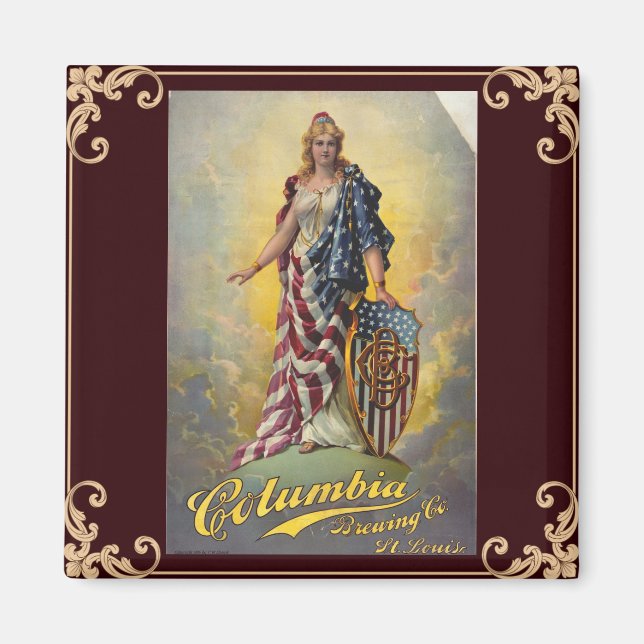 Columbia Brewing Co. Poster Magnet (Framsidan)