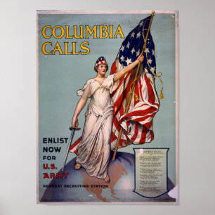 Columbia Call Poster