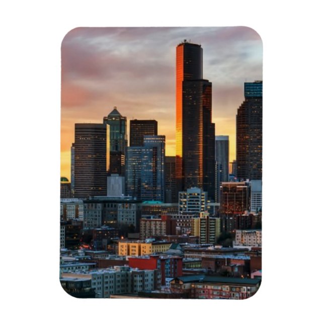 Columbia center och i Seattle, Seattle Magnet (Vertikal)