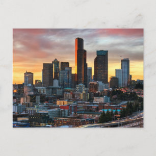 Columbia center och i Seattle, Seattle Vykort