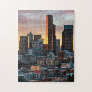 Columbia centrerar och i stadens centrum Seattle, Pussel