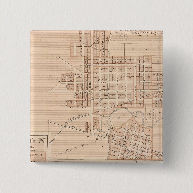 Columbia City, Whitley Co Knapp (Framsida)