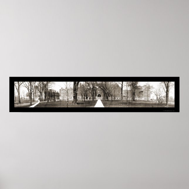 Columbia College MO Photo 1912 Poster (Framsidan)