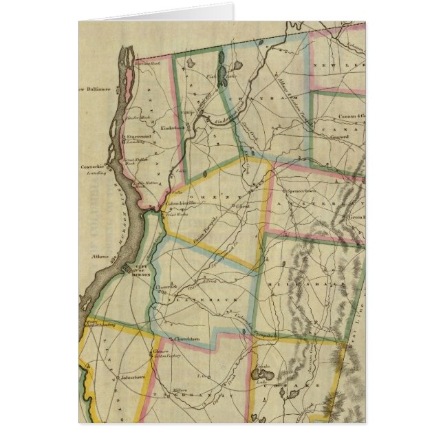 Columbia County Hälsningskort (Framsidan)