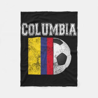 Columbia Flag - Soccer Futbol Footll  Fleecefilt
