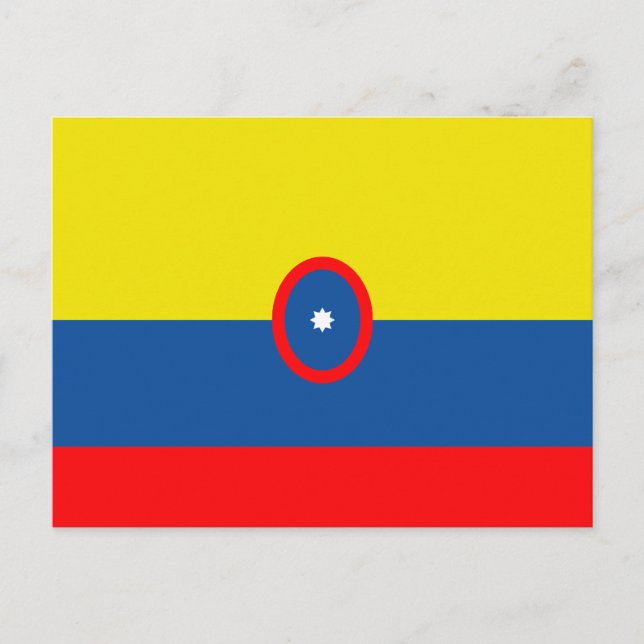Columbia Flagga Vykort (Framsida)