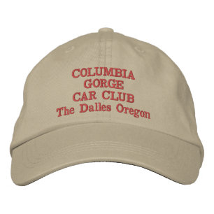 Columbia Gorge Car Klubb Broderad Keps