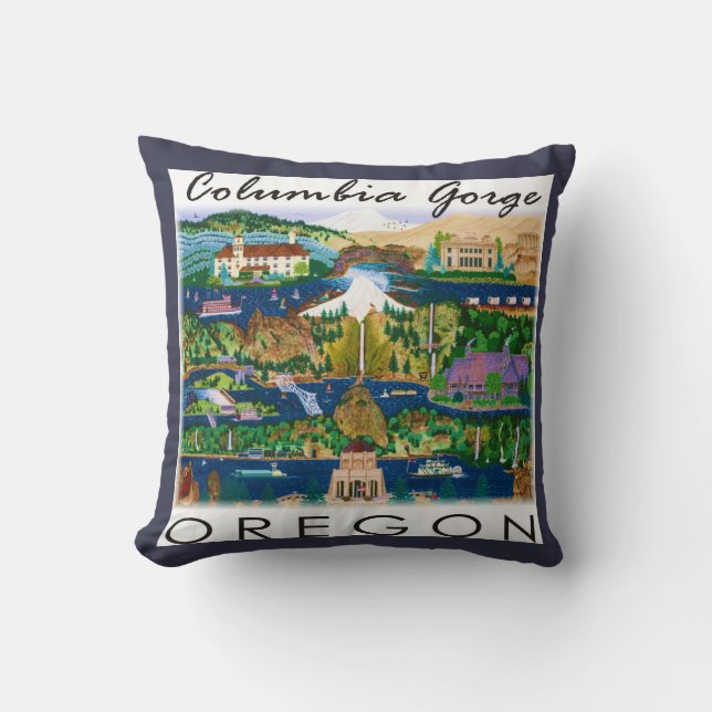 Columbia Gorge Cocktail Pillow Kudde (Framsida)