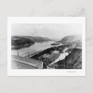 Columbia Gorge View från Vista House Photographic Vykort