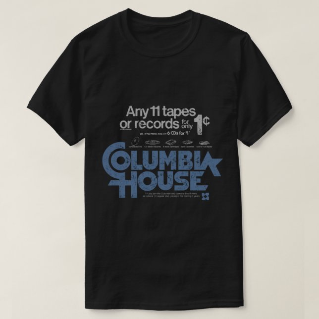 Columbia House Tri-blend T-Shirt (Design framsida)