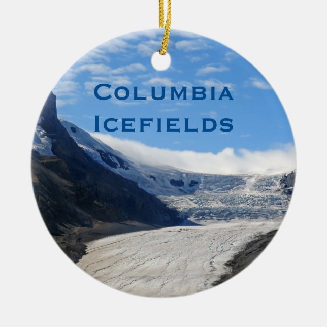 Columbia Icefields Athabasca Travel Ornament (Framsidan)