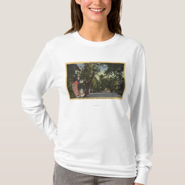 Columbia Kalifornien - gataplats Tee Shirt (Framsida)