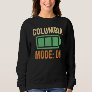 Columbia-läge på batteridesign t shirt