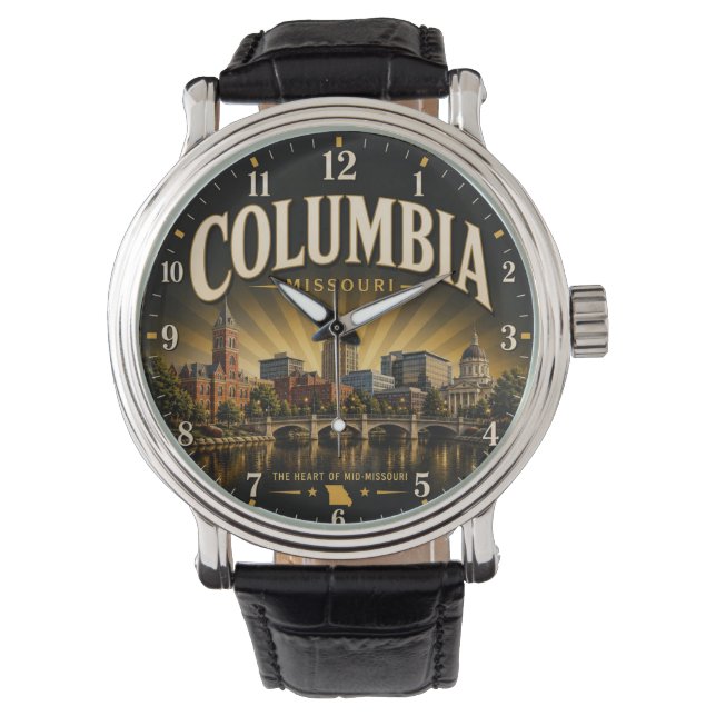 Columbia Missouri Armbandsur (Framsida)