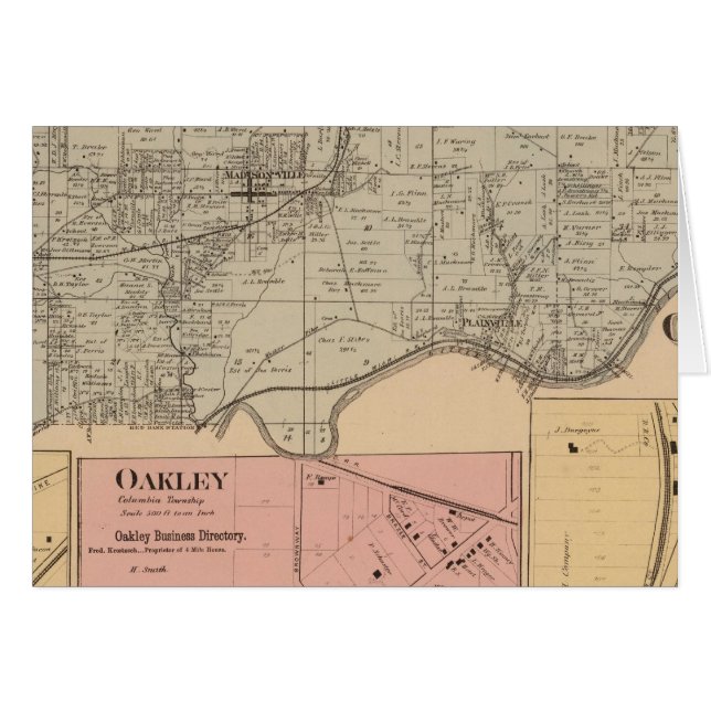 Columbia, Ohio Hälsningskort (Framsidan Horizontal)