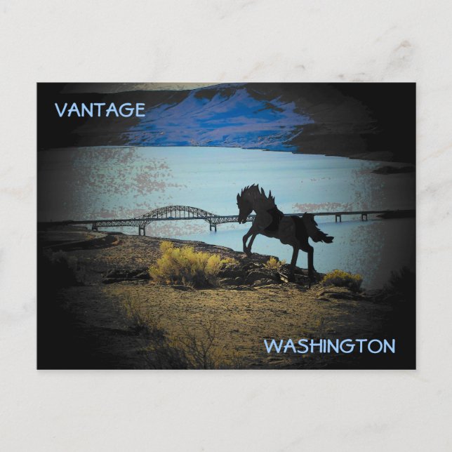 Columbia River Crossing Vantage, Washington Vykort (Framsida)