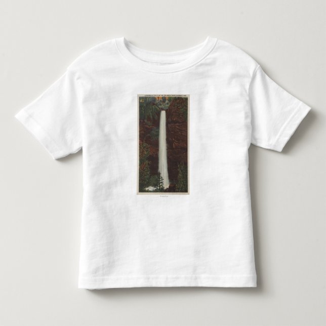 Columbia River, ELLER - Latourelle nedgångar Tee (Framsida)