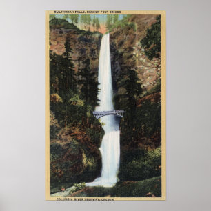 Columbia River, ELLER - Multnomah nedgångar och Poster