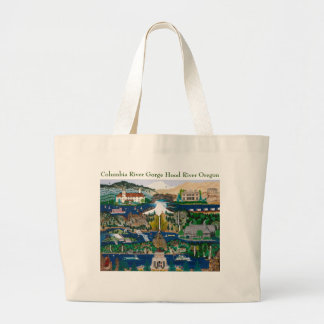 Columbia River Gorge Large Tote Bag Jumbo Tygkasse
