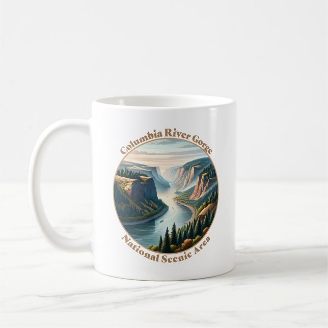 Columbia River Gorge National Scenic Area Kaffemugg (Vänster)