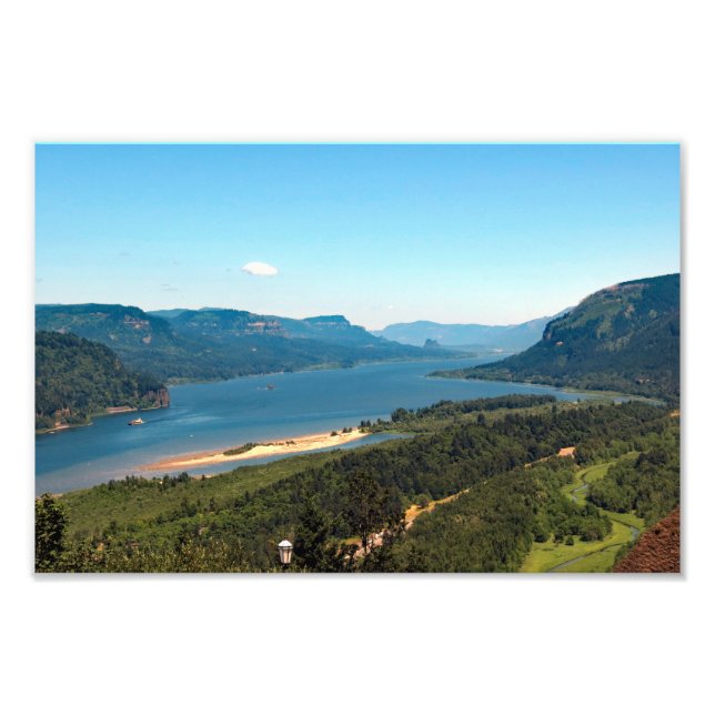 Columbia River Gorge Oregon Fototryck (Framsidan)