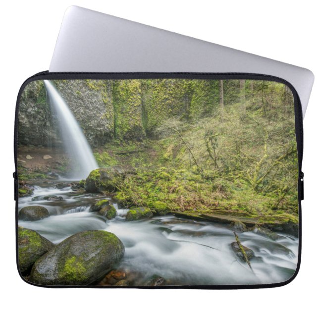 Columbia River Gorge, Ponytail Falls Laptop Fodral (Framsidan)