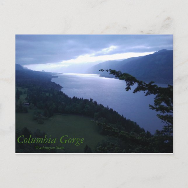 Columbia River Gorge Vykort (Framsida)