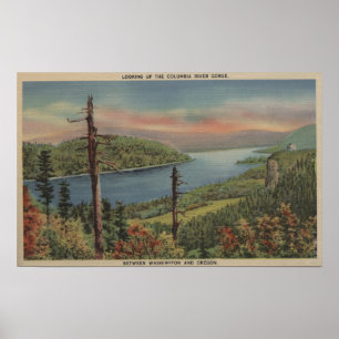 Columbia River klyfta Poster