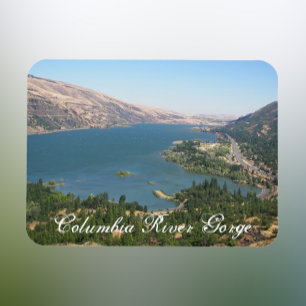 Columbia River klyftafoto Magnet