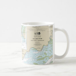Columbia River Nautical Chart 18521 Kaffemugg