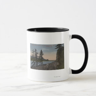 Columbia River Oregon - huvudvägväster av Oneont Mugg