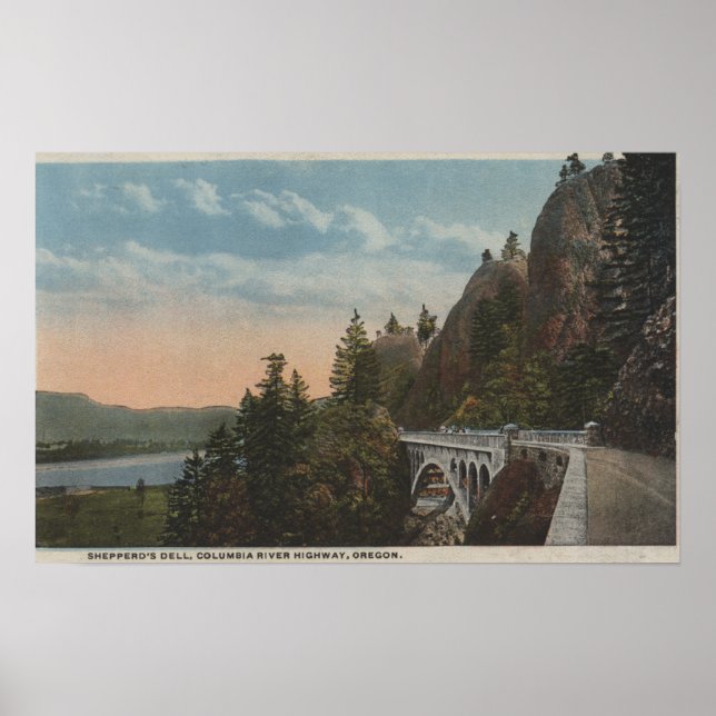 Columbia River, Oregon Poster (Framsidan)