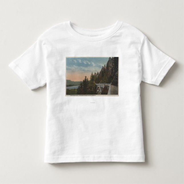 Columbia River Oregon Tee Shirt (Framsida)