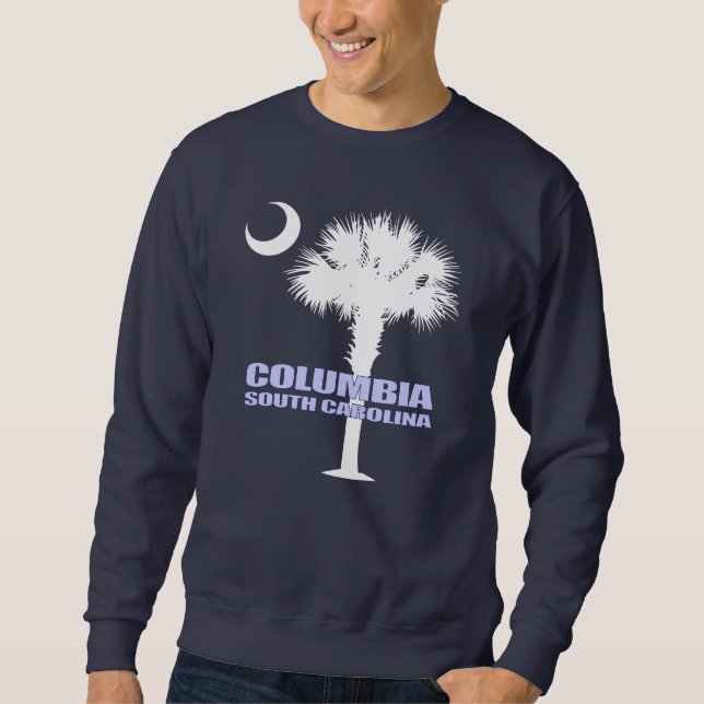 Columbia SC (Palmetto & Crescent) Sweatshirt (Framsida)