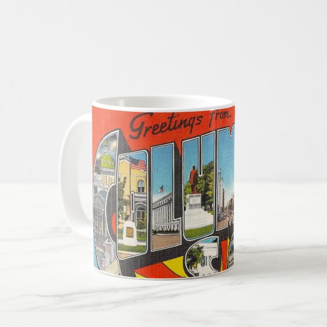 Columbia SC Välkomstmugg Kaffemugg (Framsida vänster)