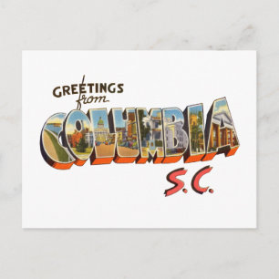 Columbia SC Vykort