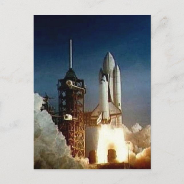 Columbia Shape Shuttle Vykort (Framsida)