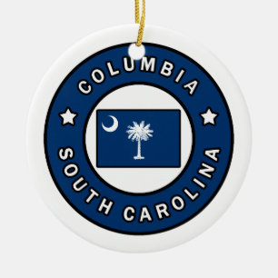 Columbia South Carolina Julgransprydnad Keramik