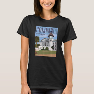 Columbia South Carolina Outdoor Exploring Camping T Shirt