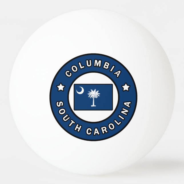 Columbia South Carolina Pingisboll (Framsidan)