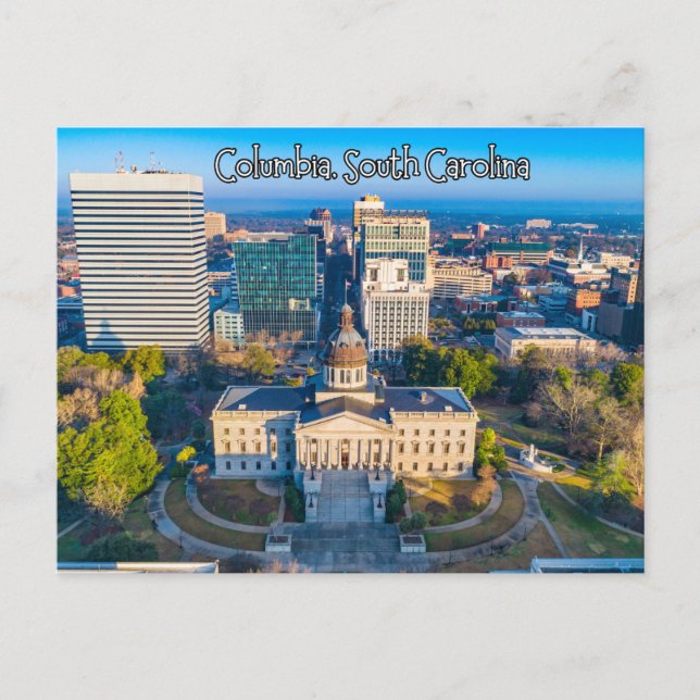 Columbia South Carolina Postcard Vykort (Framsida)