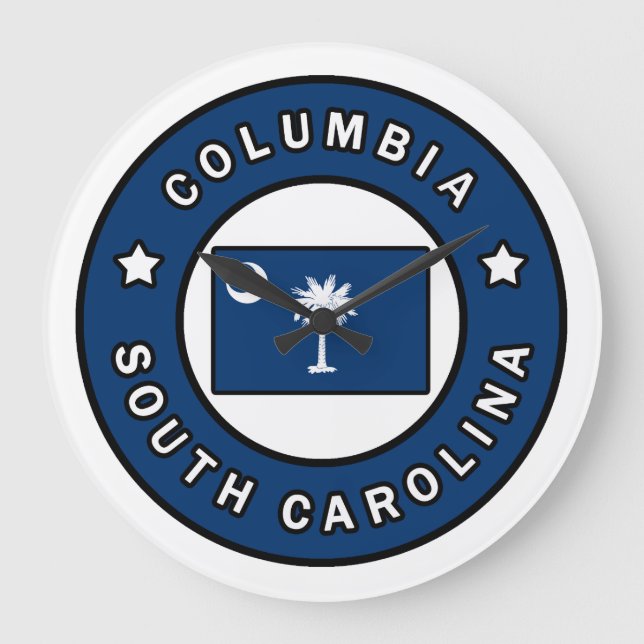 Columbia South Carolina Stor Klocka (Framsida)